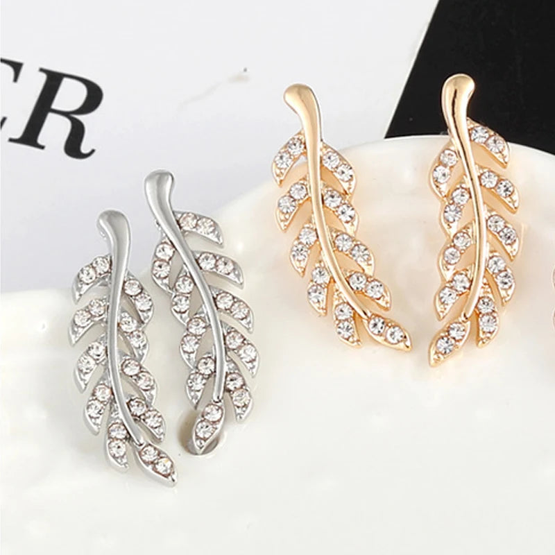 Vintage Leaf Earrings