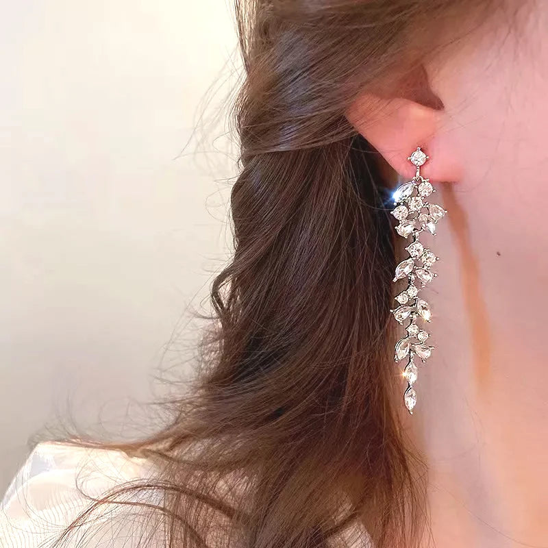 Crystal Cascade Earrings