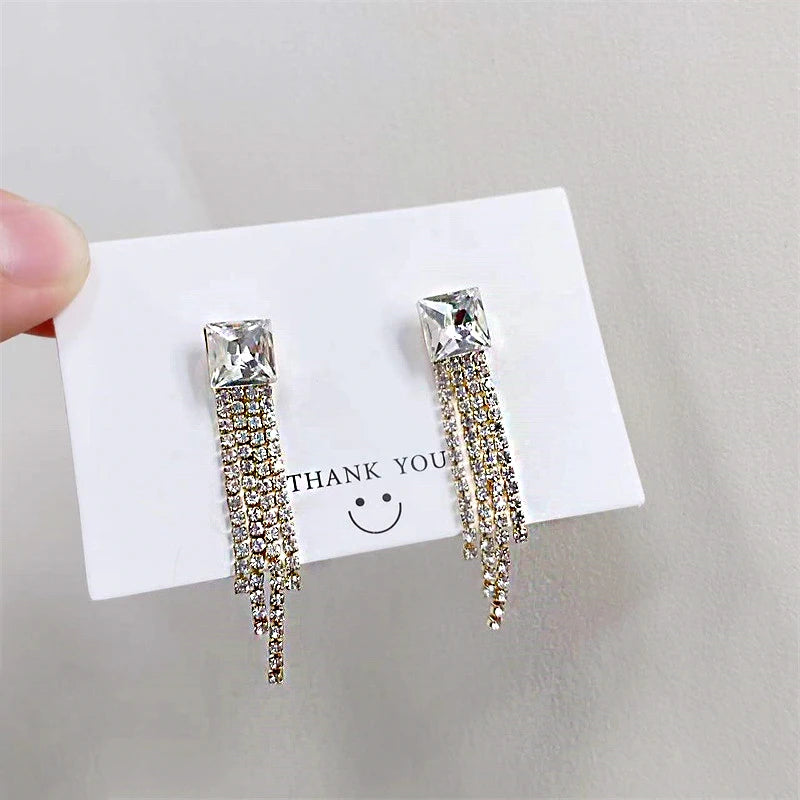 Crystal Cascade Earrings