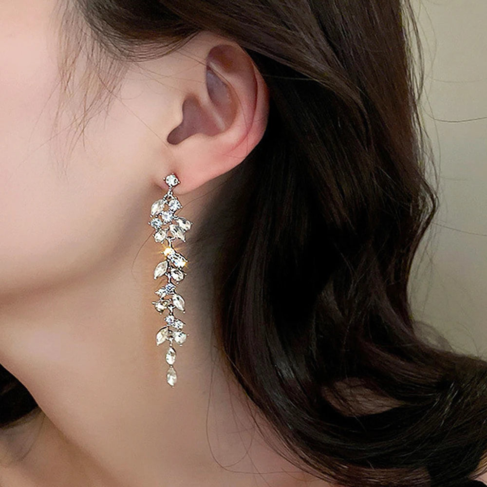 Crystal Cascade Earrings