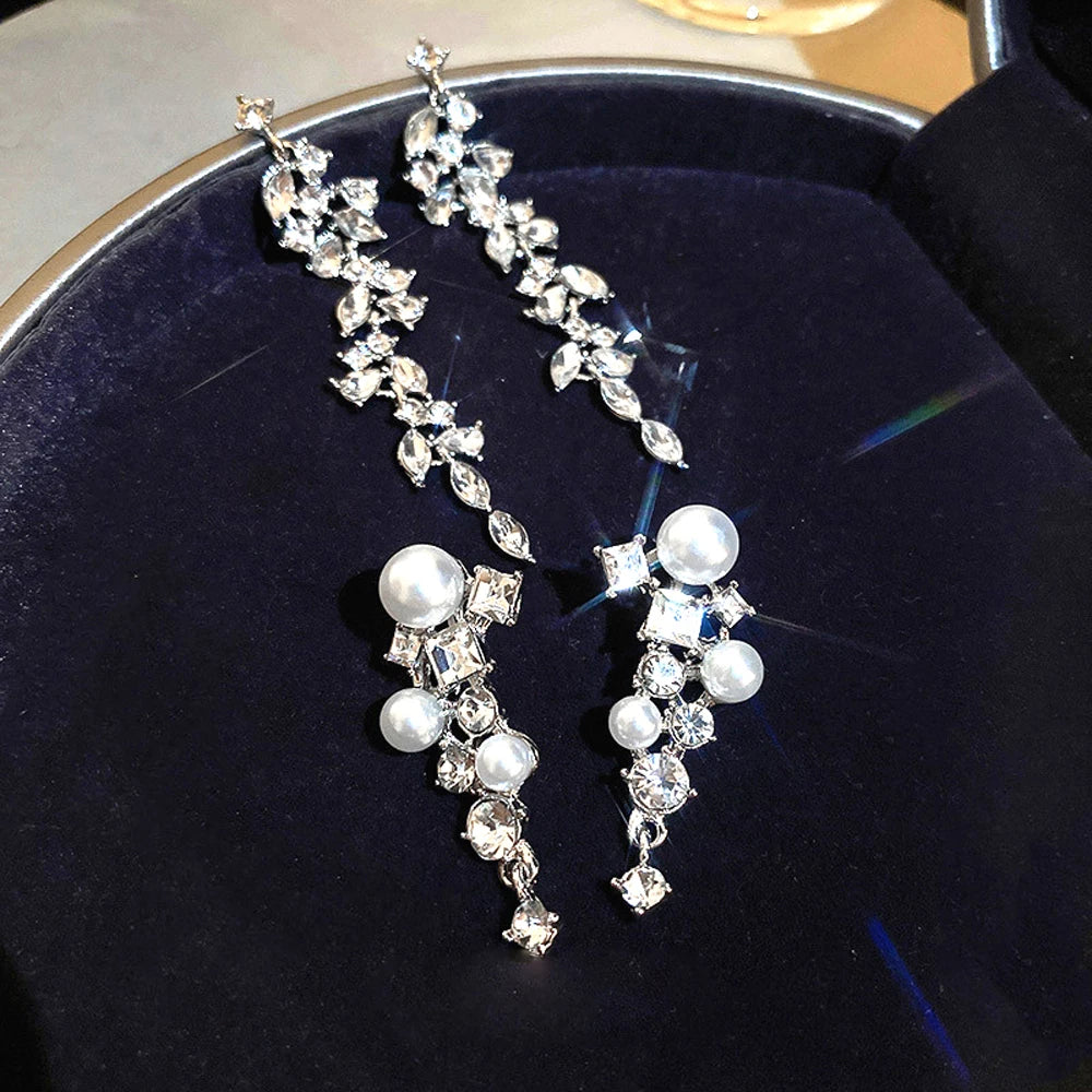 Crystal Cascade Earrings
