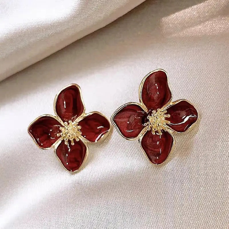 Vintage Rose Earrings