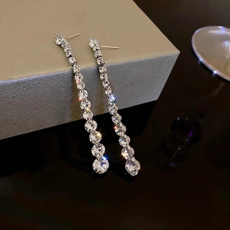 Crystal Cascade Earrings