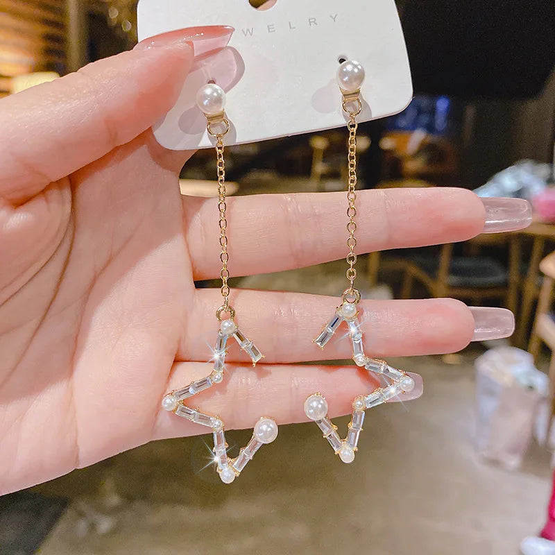 Crystal Cascade Earrings
