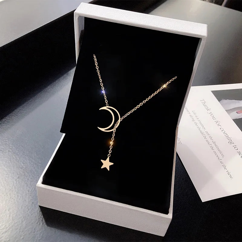 Moon Star Choker Necklace ⭐