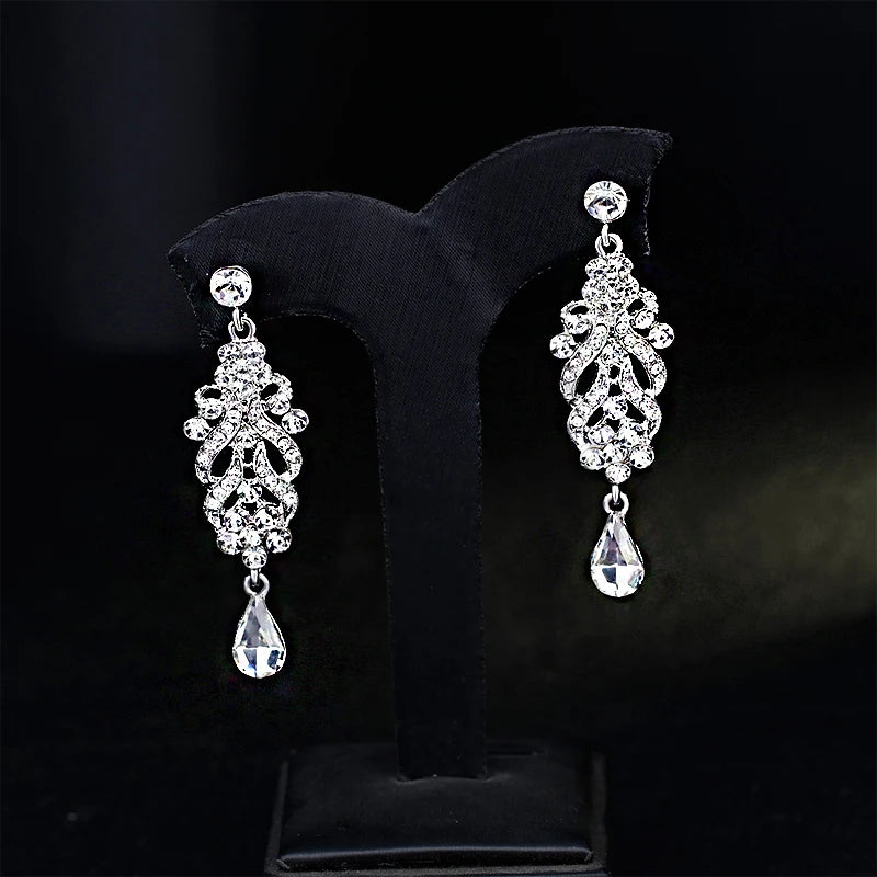 Crystal Cascade Earrings