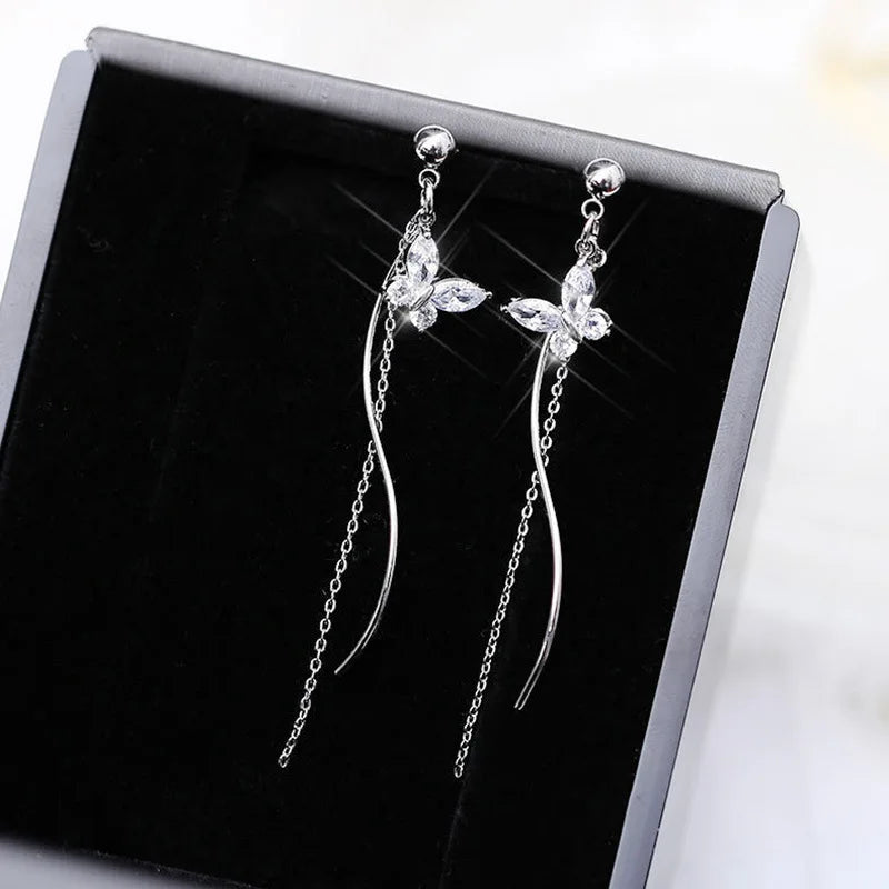 Crystal Cascade Earrings