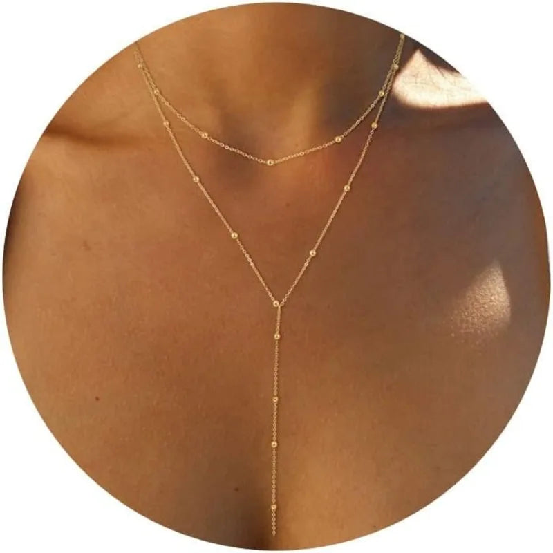 Golden Cascade Necklace