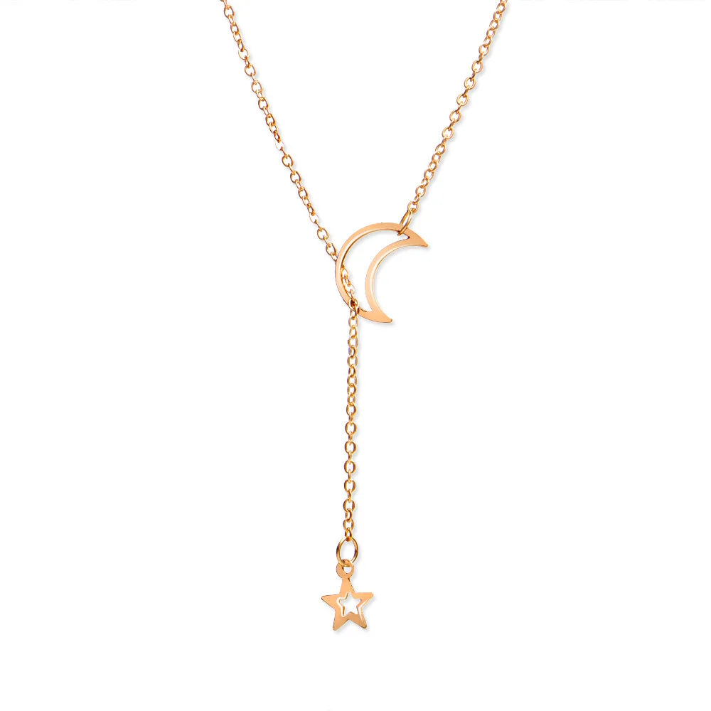 Moon Star Choker Necklace ⭐
