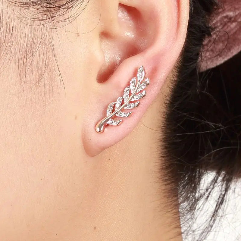 Vintage Leaf Earrings