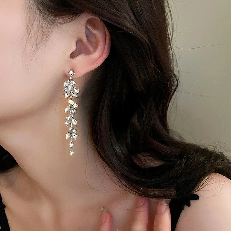 Crystal Cascade Earrings