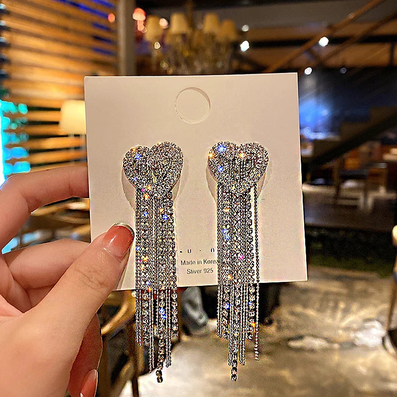 Crystal Cascade Earrings