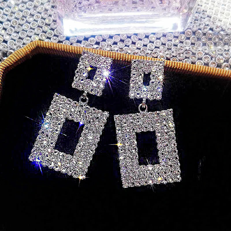 Crystal Cascade Earrings