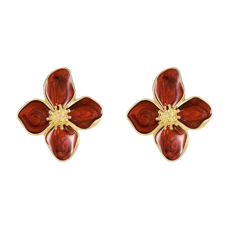 Vintage Rose Earrings