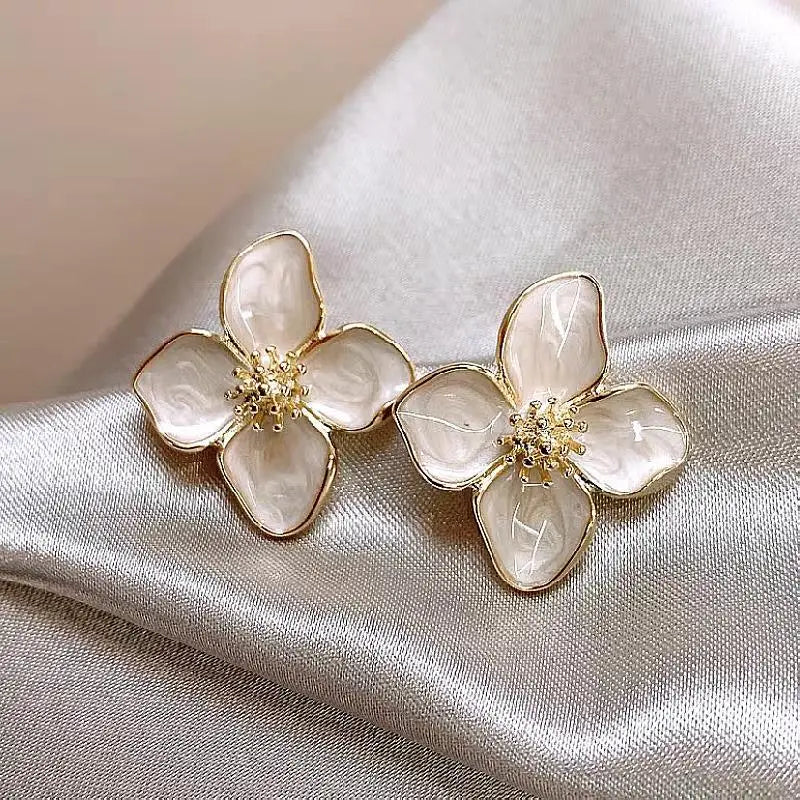 Vintage Rose Earrings