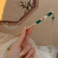 Floral Tassel Hair Pin