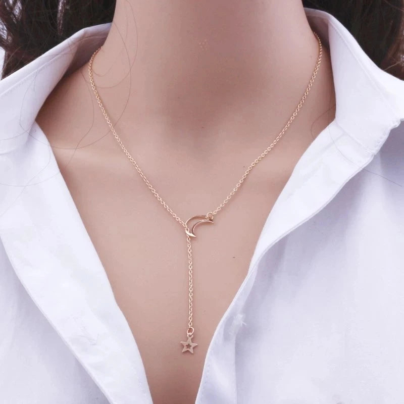 Moon Star Choker Necklace ⭐