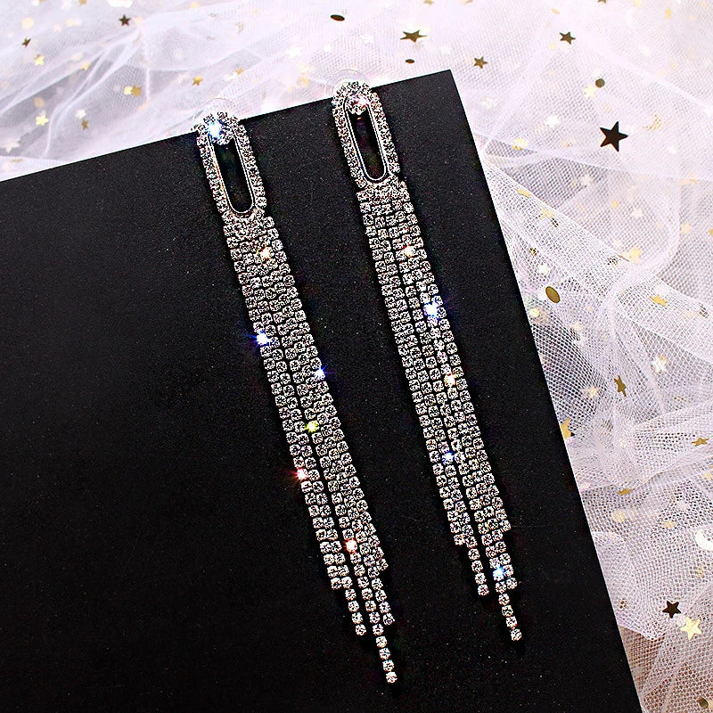 Crystal Cascade Earrings