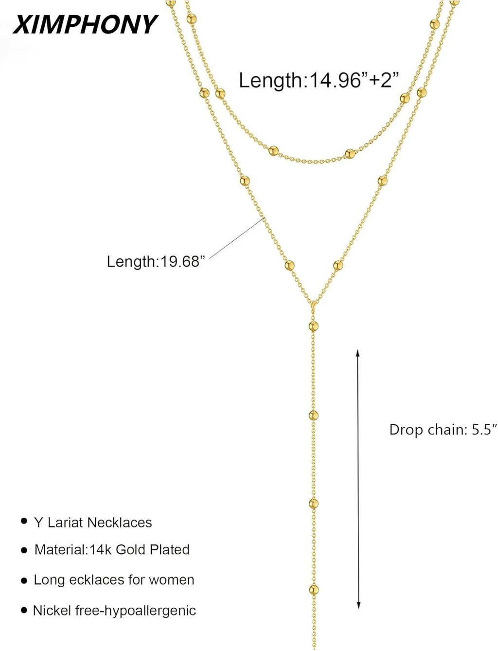 Golden Cascade Necklace