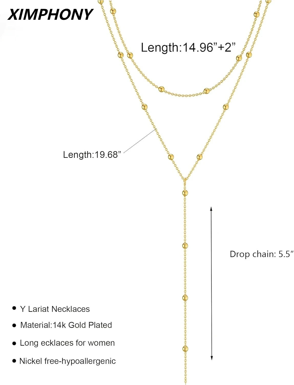 Golden Cascade Necklace