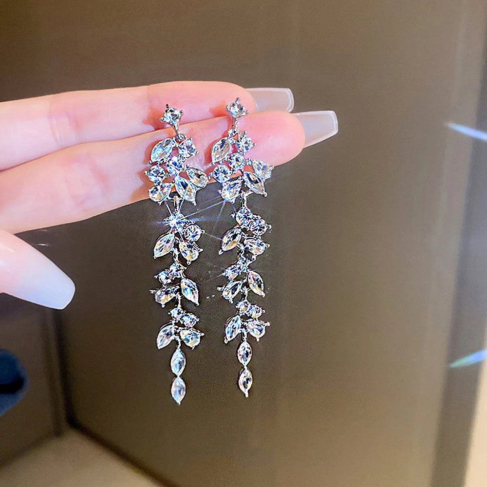 Crystal Cascade Earrings
