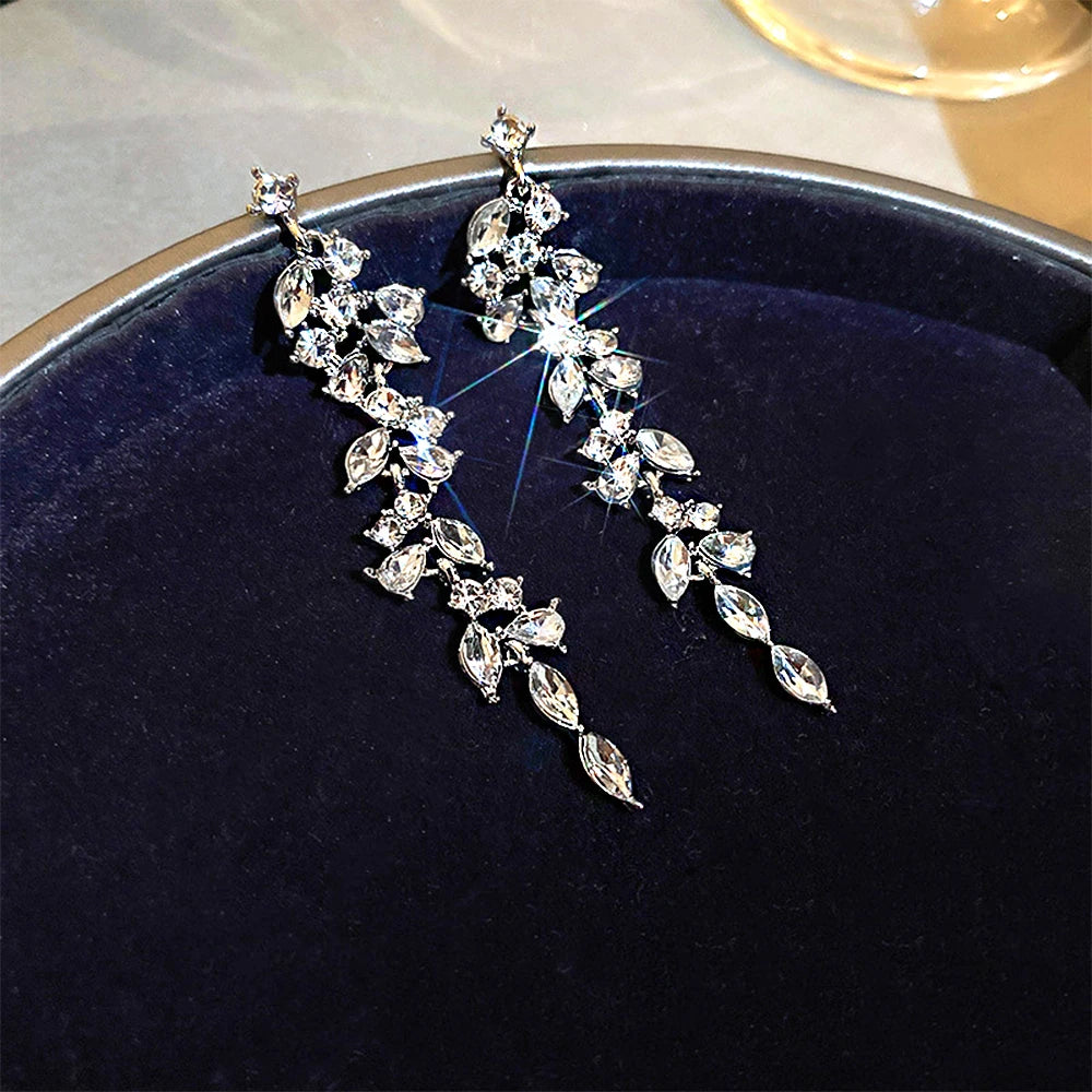 Crystal Cascade Earrings